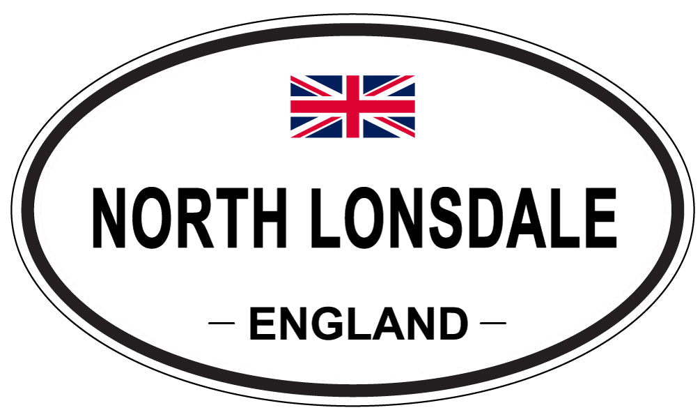NORTH LONSDALE, England - Oval Magnet
