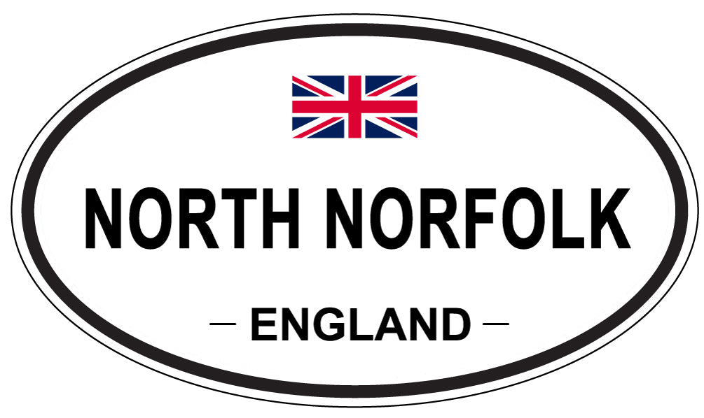 NORTH NORFOLK, England - Oval Magnet