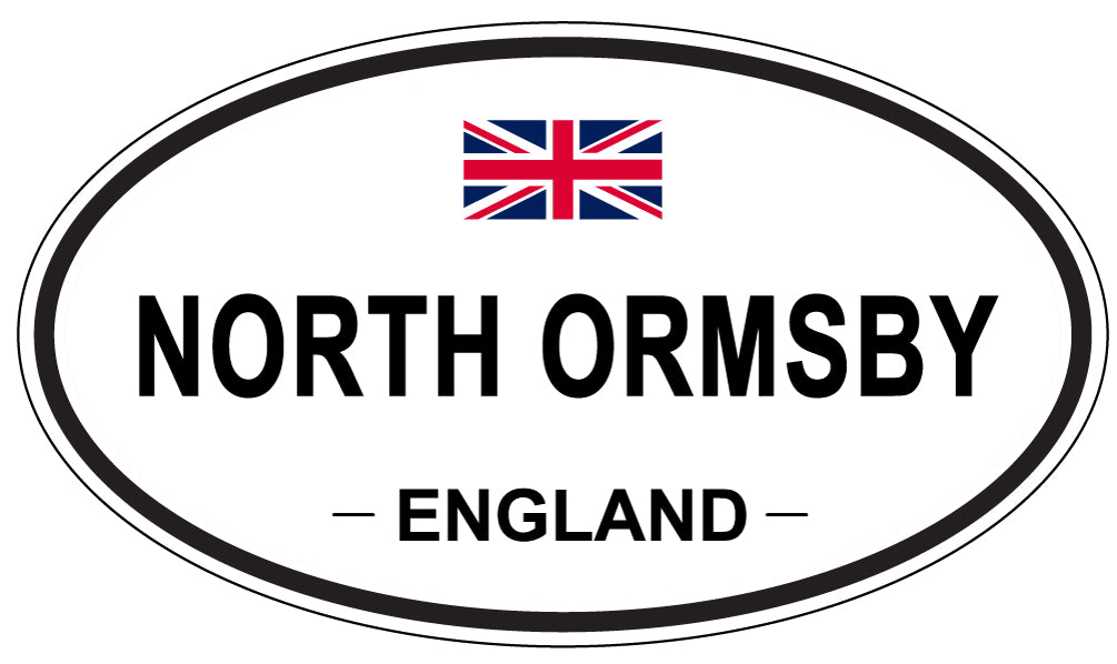 NORTH ORMSBY, England - Oval Magnet