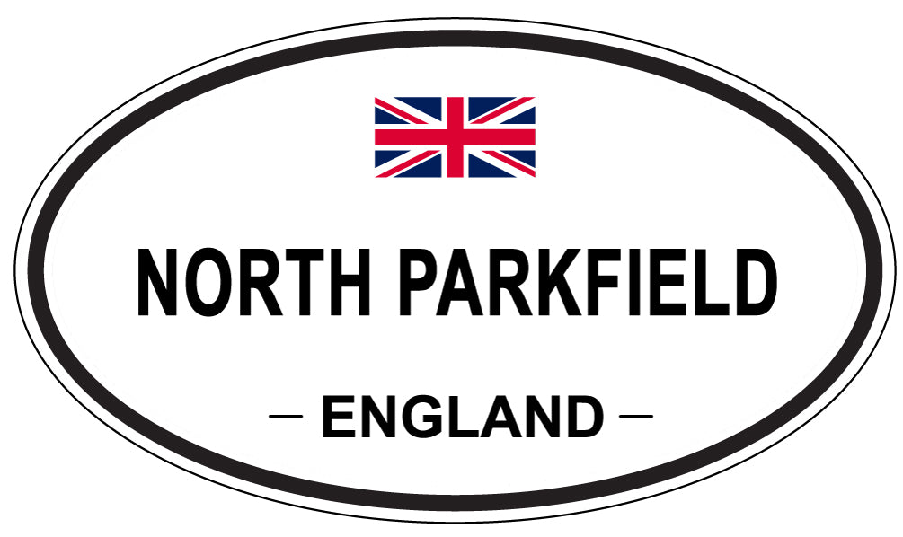 NORTH PARKFIELD, England - Oval Magnet