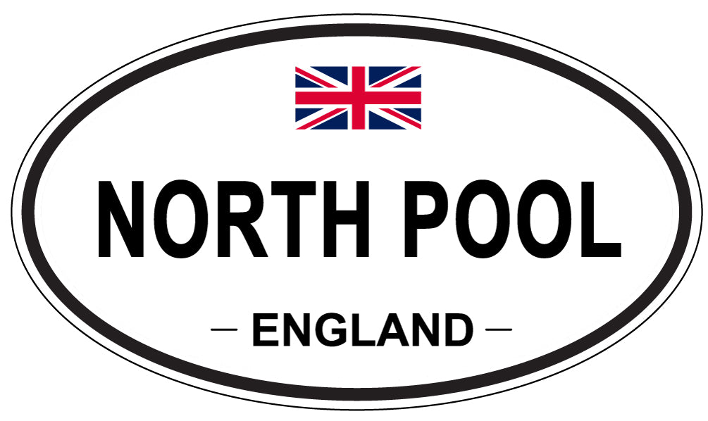NORTH POOL, England - Oval Magnet