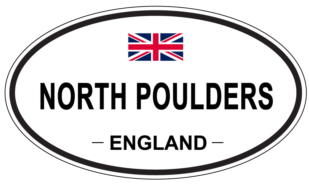 NORTH POULDERS, England - Oval Magnet