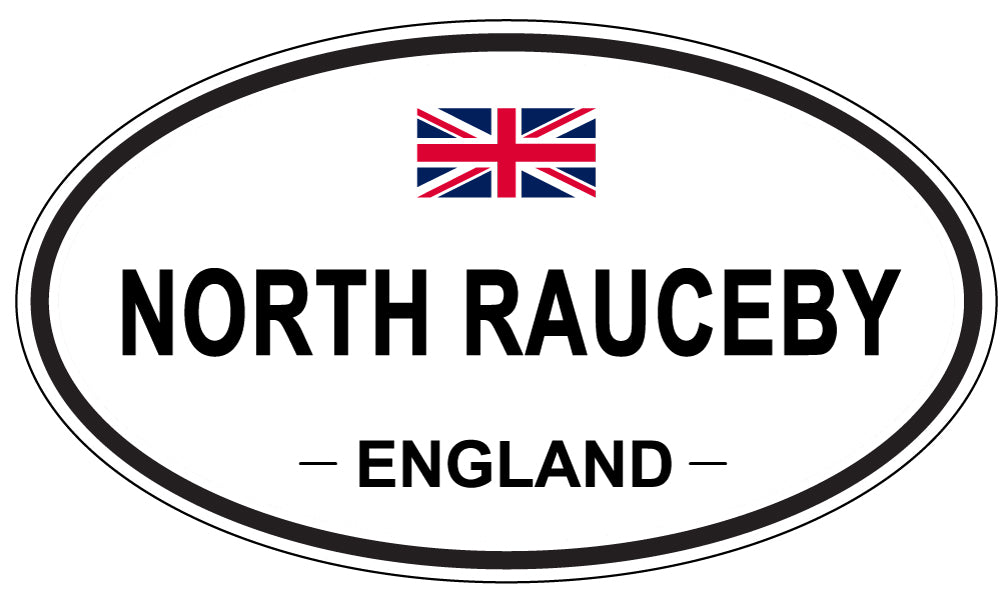 NORTH RAUCEBY, ENGLAND - Oval Sticker