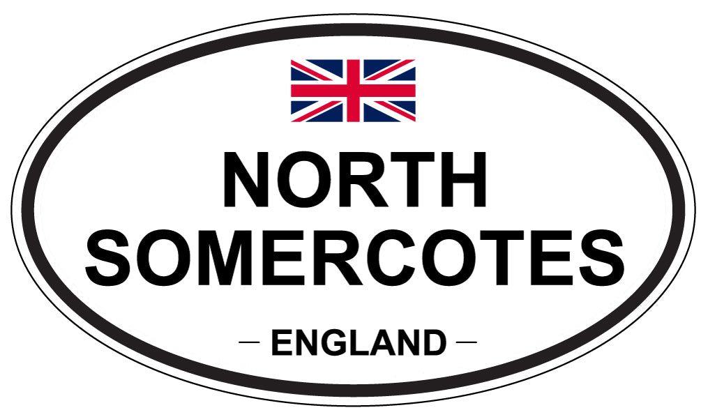 NORTH SOMERCOTES, England - Oval Magnet