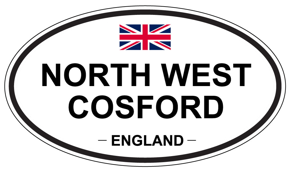 NORTH WEST COSFORD, England - Oval Magnet