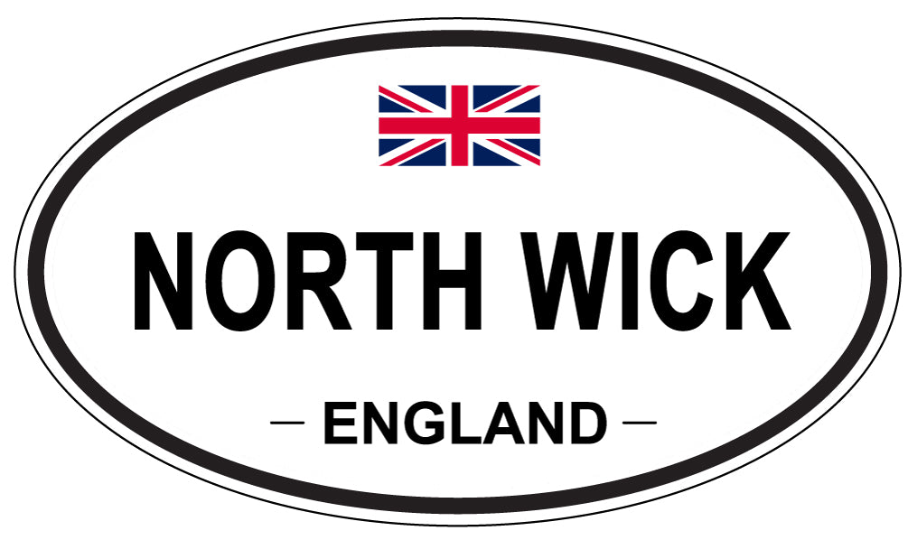 NORTH WICK, England - Oval Magnet