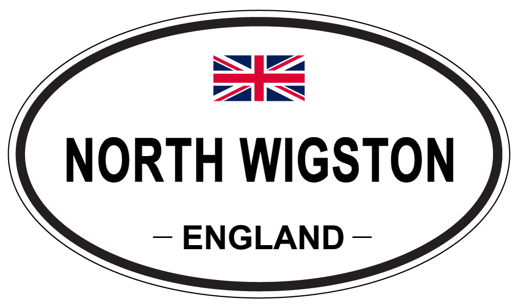 NORTH WIGSTON, England - Oval Magnet
