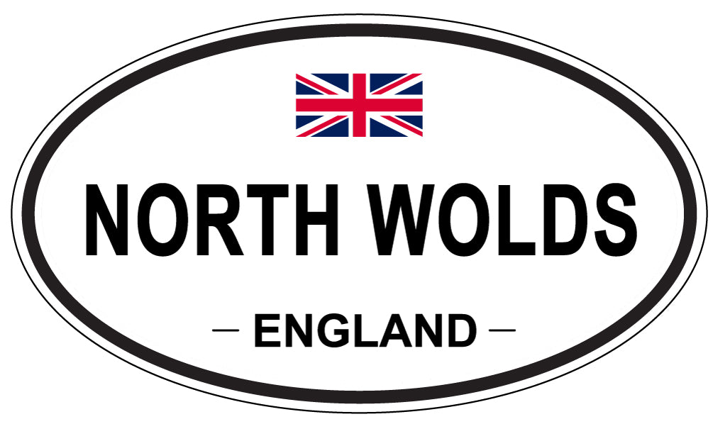 NORTH WOLDS, England - Oval Magnet
