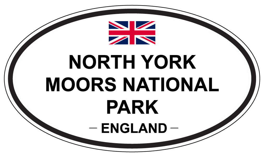 NORTH YORK MOORS NATIONAL PARK, England - Oval Magnet