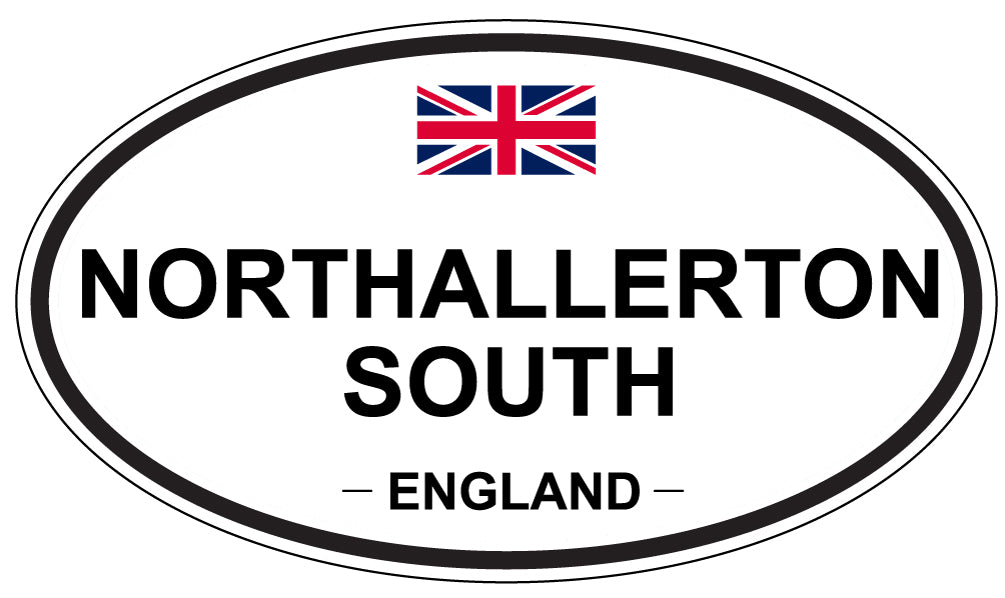 NORTHALLERTON SOUTH, England - Oval Magnet