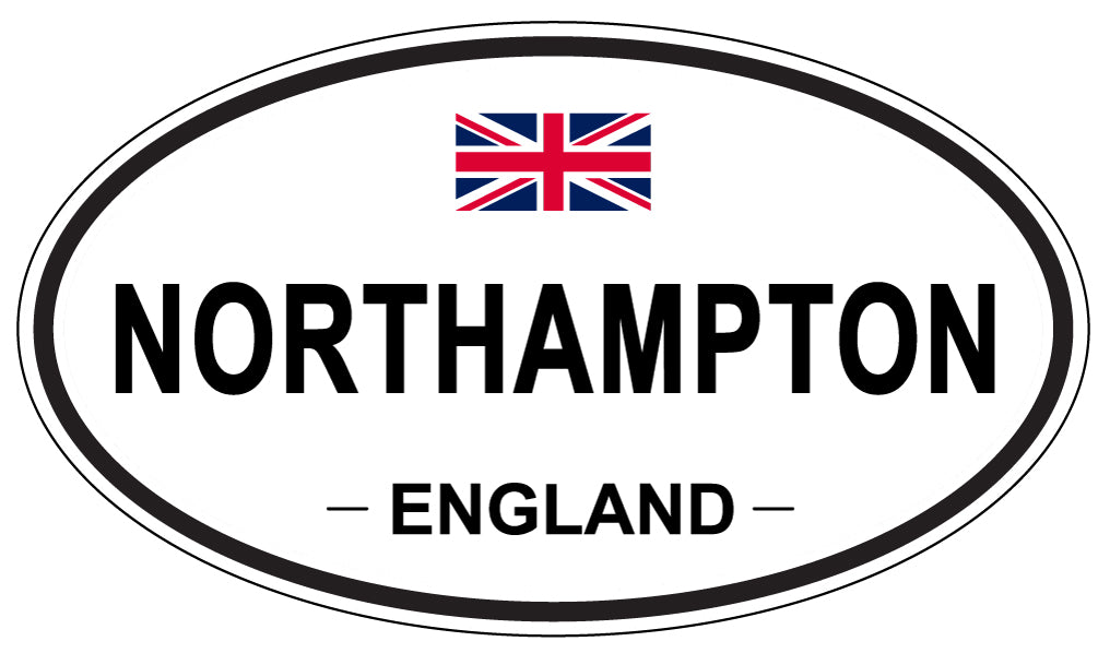 NORTHAMPTON, England - Oval Magnet