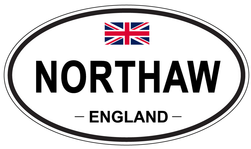 NORTHAW, England - Oval Magnet