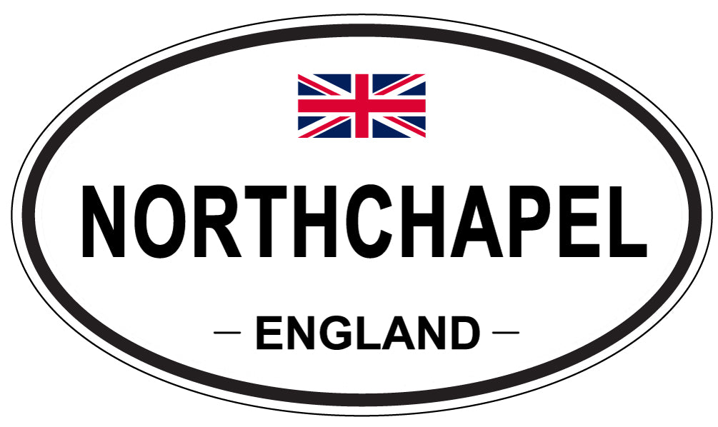 NORTHCHAPEL, ENGLAND - Oval Sticker