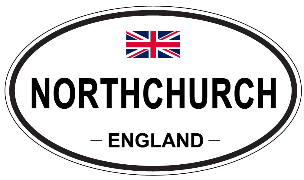 NORTHCHURCH, England - Oval Magnet