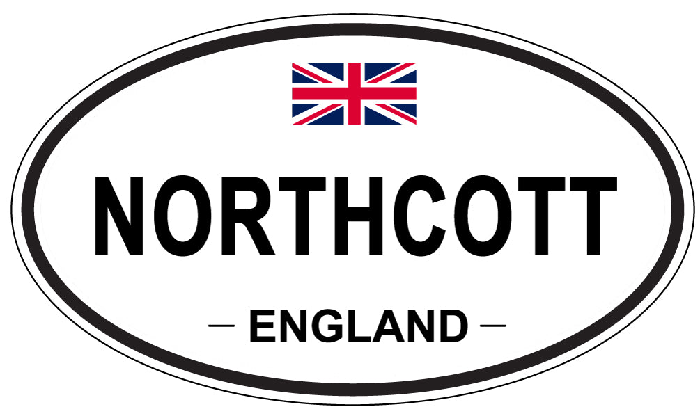 NORTHCOTT, England - Oval Magnet