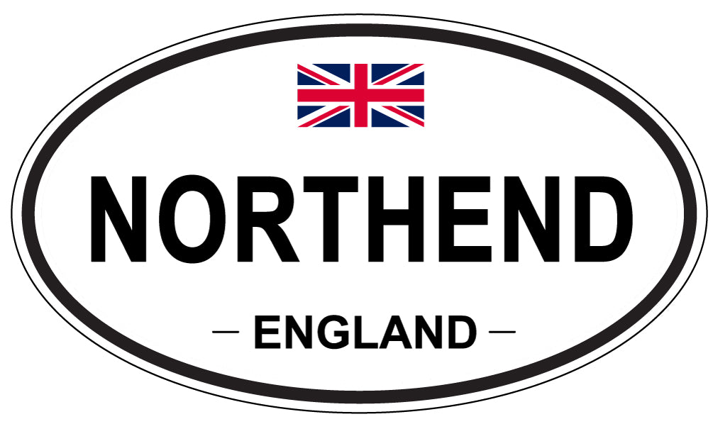NORTHEND, England - Oval Magnet