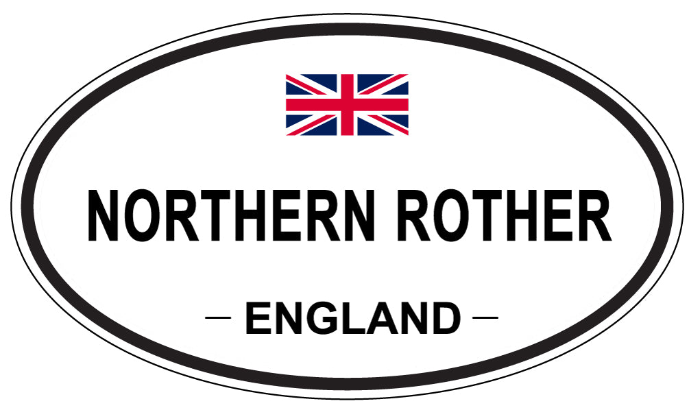 NORTHERN ROTHER, England - Oval Magnet