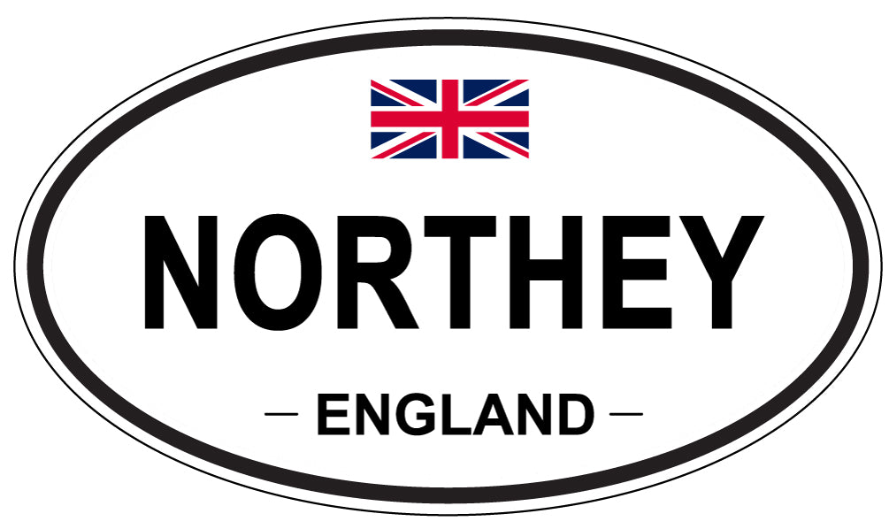NORTHEY, England - Oval Magnet