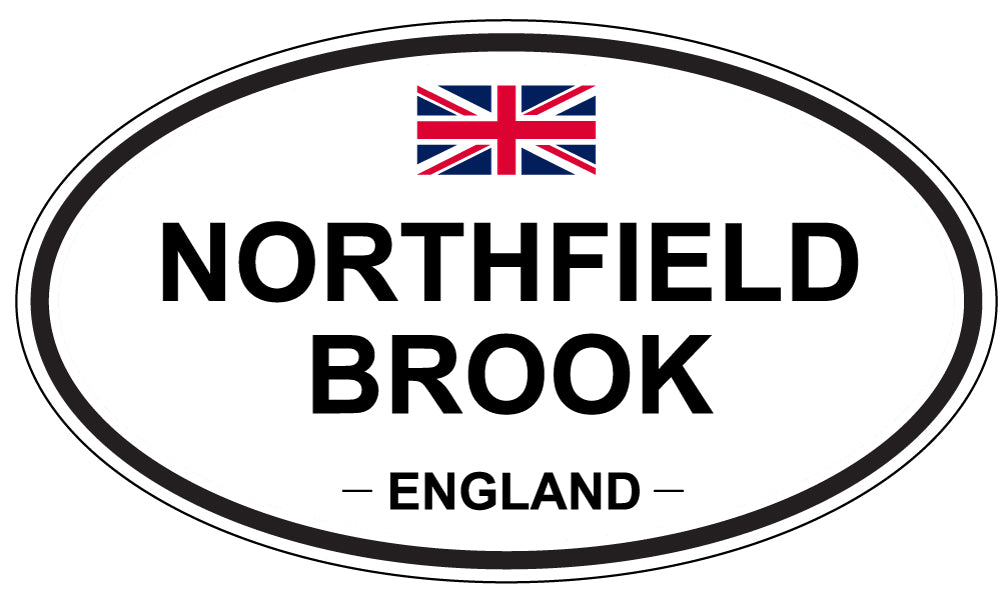 NORTHFIELD BROOK, England - Oval Magnet