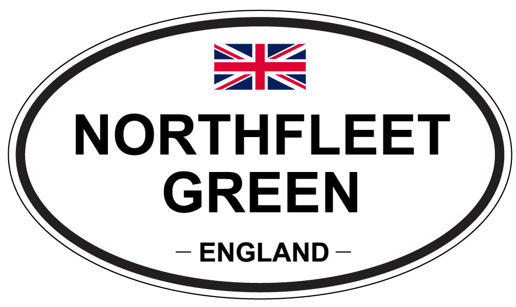 NORTHFLEET GREEN, England - Oval Magnet