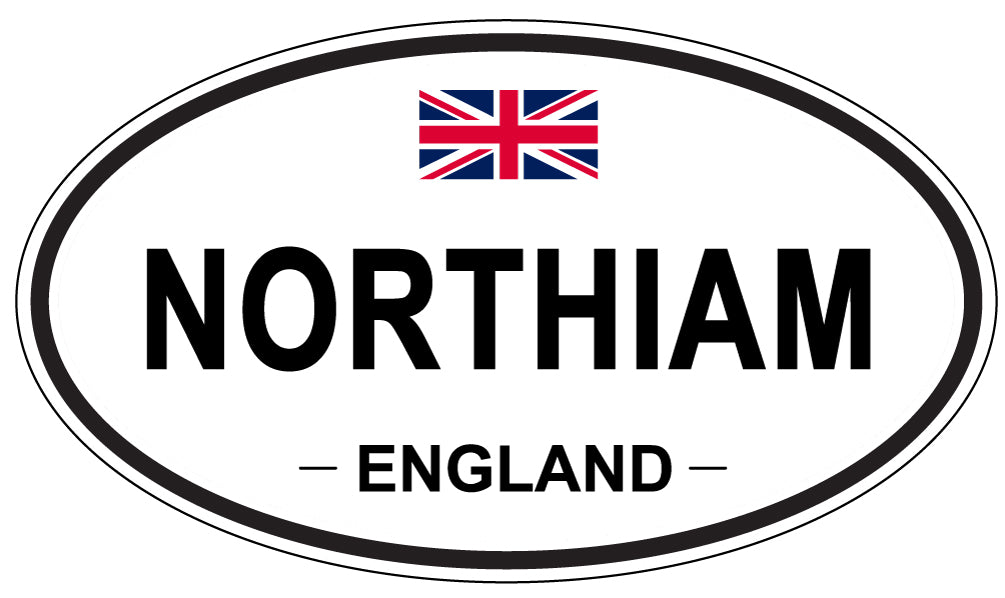 NORTHIAM, ENGLAND - Oval Sticker
