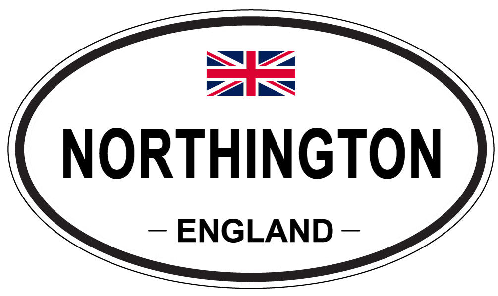 NORTHINGTON, ENGLAND - Oval Sticker