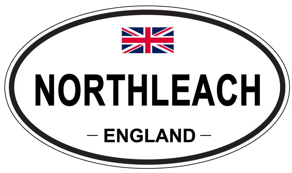 NORTHLEACH, England - Oval Magnet