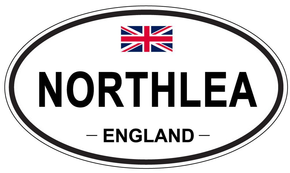 NORTHLEA, England - Oval Magnet