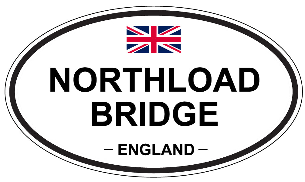 NORTHLOAD BRIDGE, England - Oval Magnet
