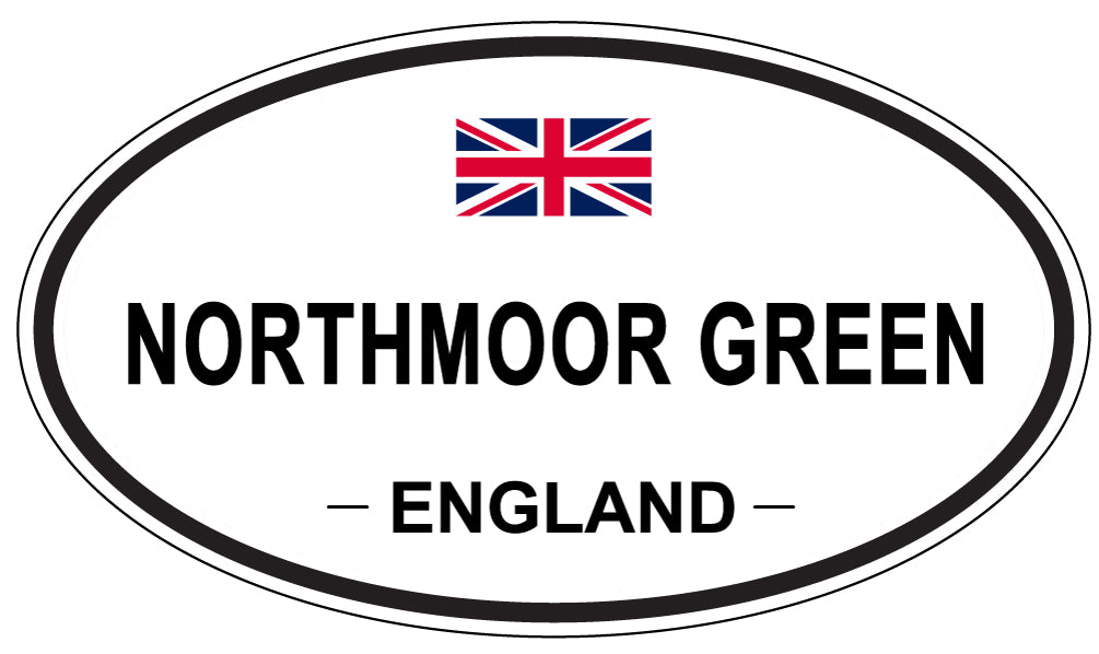 NORTHMOOR GREEN, England - Oval Magnet
