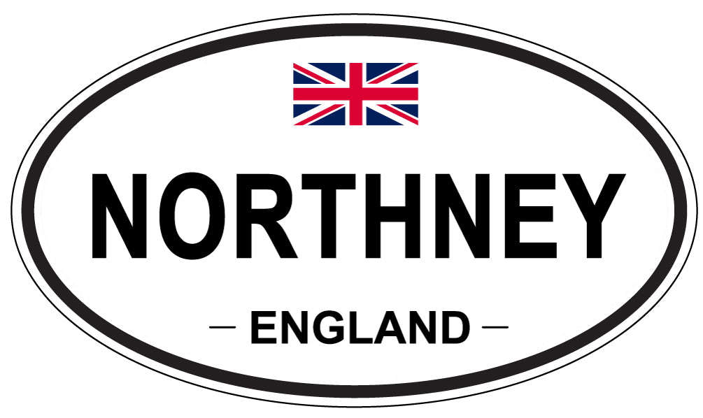 NORTHNEY, England - Oval Magnet
