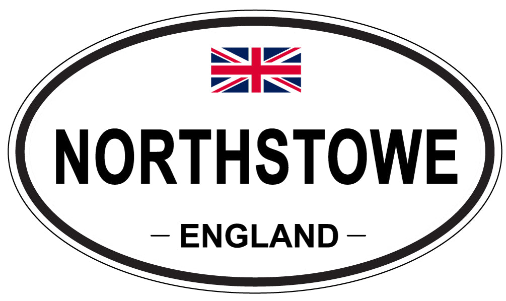 NORTHSTOWE, ENGLAND - Oval Sticker