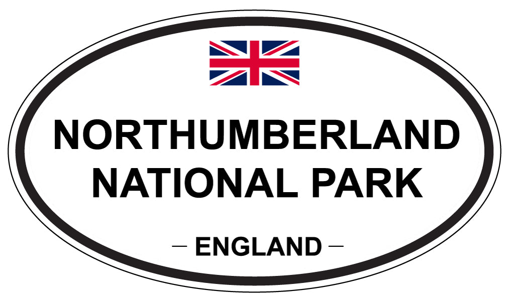 NORTHUMBERLAND NATIONAL PARK, England - Oval Magnet