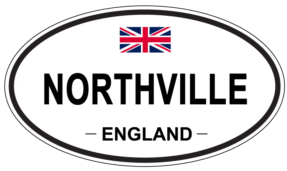NORTHVILLE, England - Oval Magnet