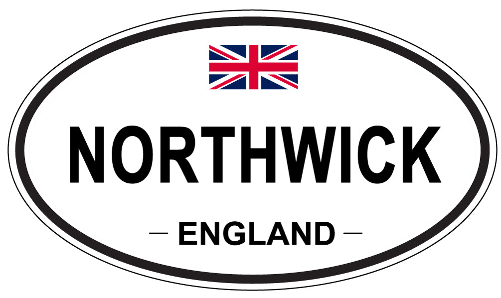 NORTHWICK, England - Oval Magnet