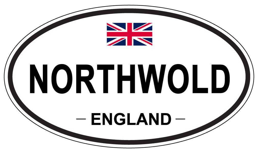 NORTHWOLD, England - Oval Magnet