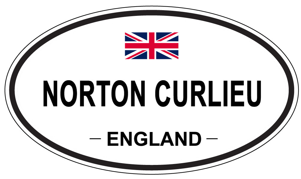 NORTON CURLIEU, ENGLAND - Oval Sticker