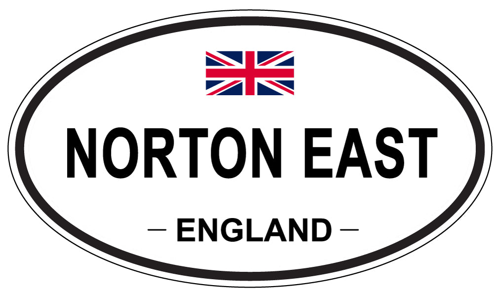 NORTON EAST, England - Oval Magnet