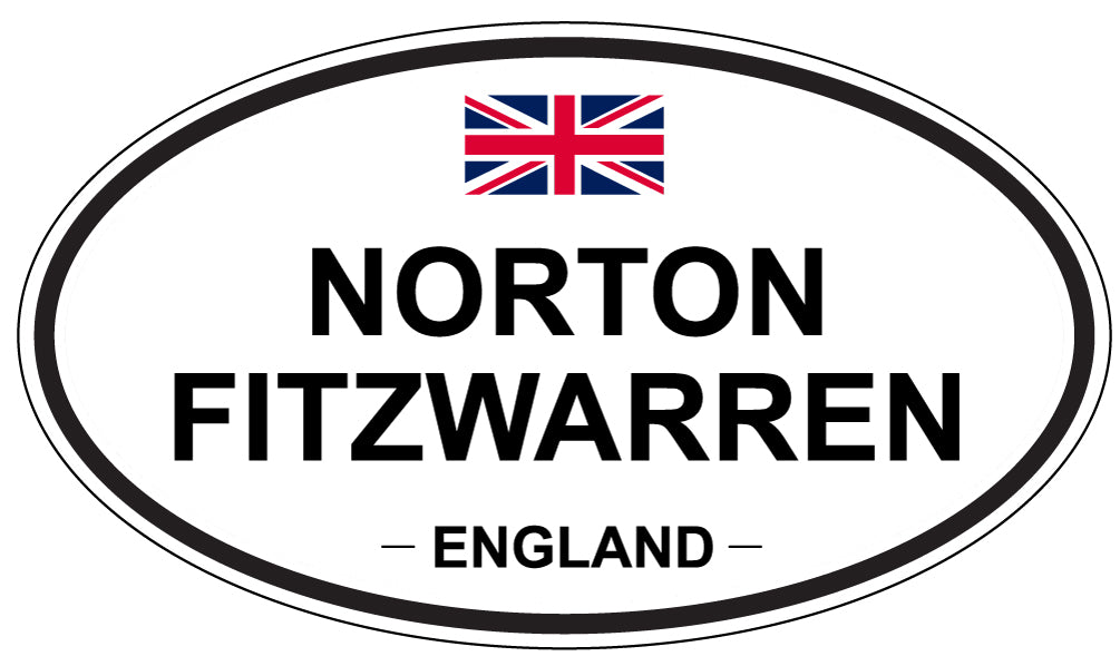 NORTON FITZWARREN, England - Oval Magnet