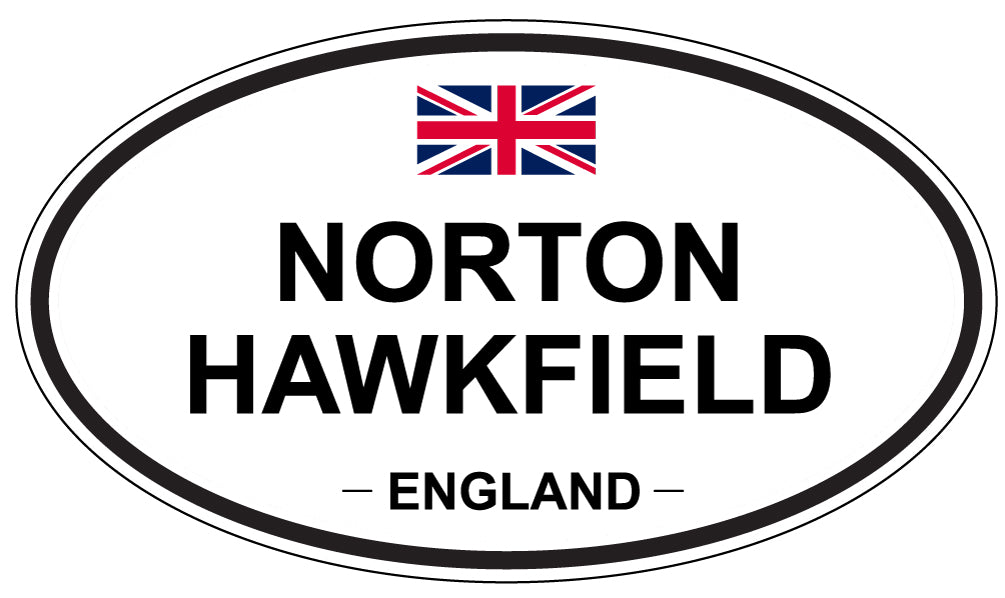 NORTON HAWKFIELD, England - Oval Magnet
