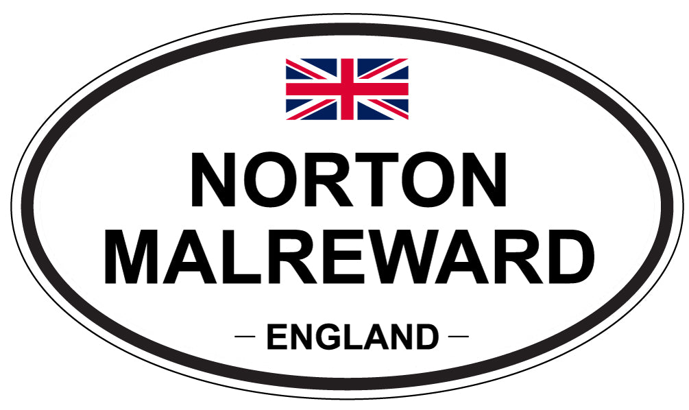 NORTON MALREWARD, ENGLAND - Oval Sticker