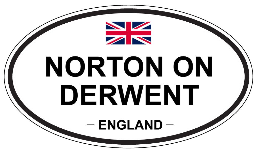 NORTON ON DERWENT, England - Oval Magnet