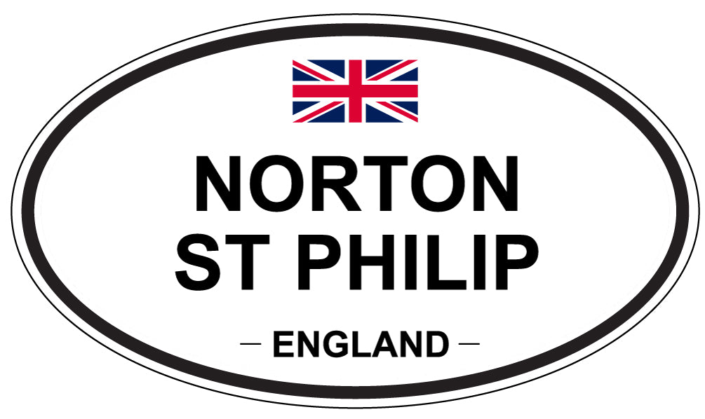 NORTON ST PHILIP, England - Oval Magnet