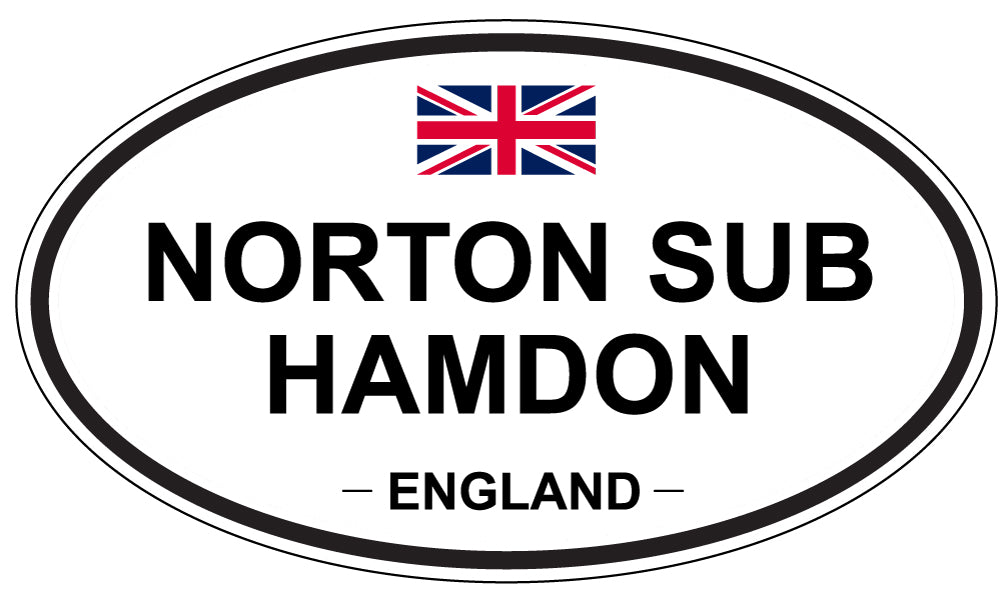 NORTON SUB HAMDON, England - Oval Magnet