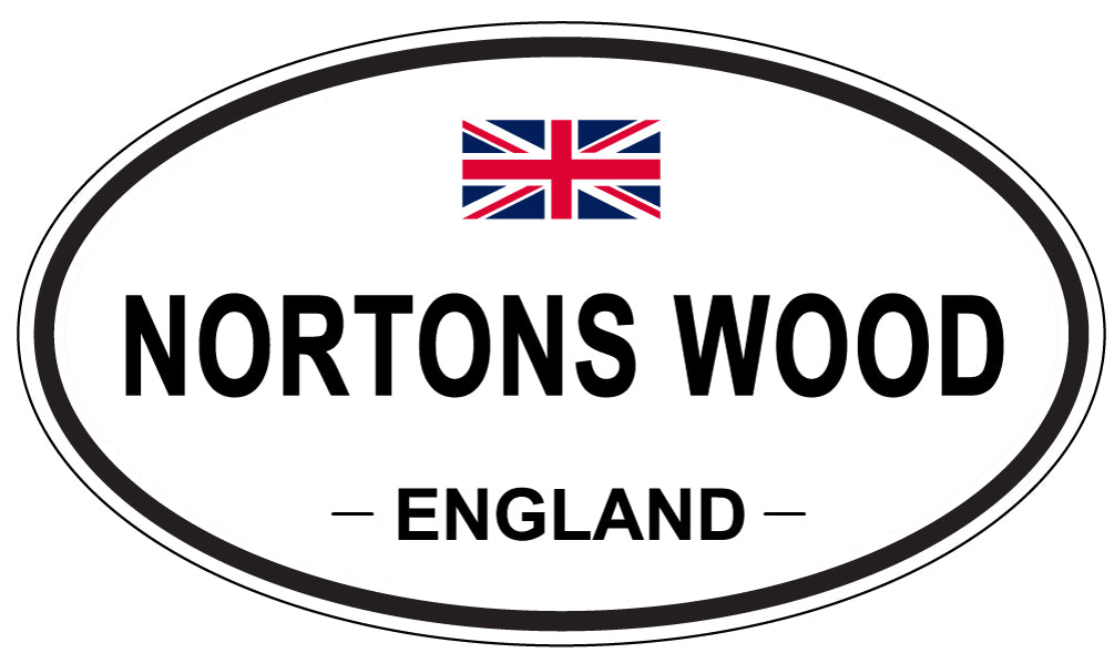 NORTONS WOOD, England - Oval Magnet