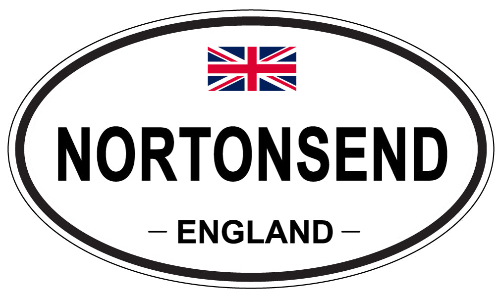 NORTONSEND, England - Oval Magnet