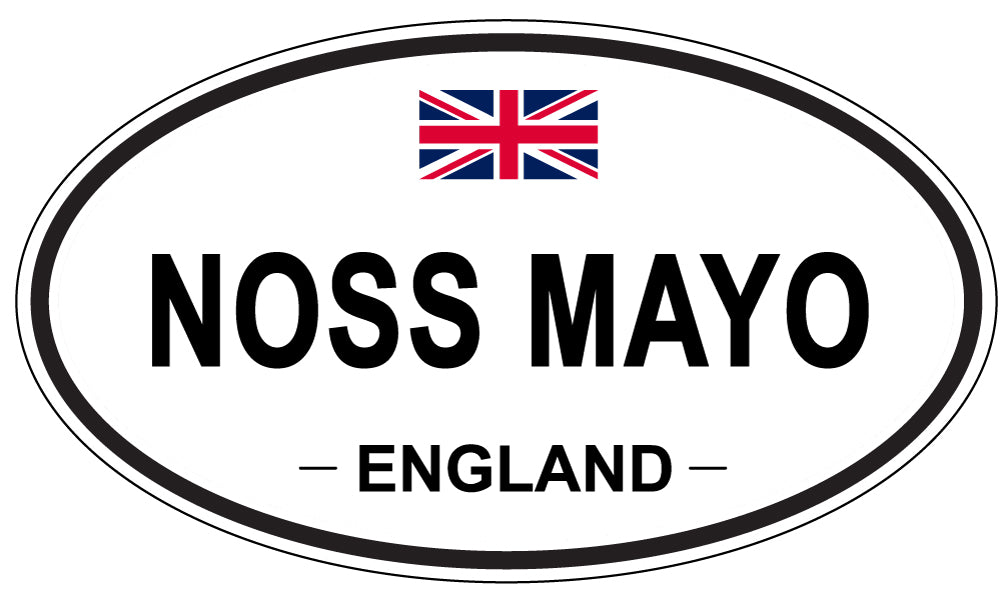 NOSS MAYO, England - Oval Magnet