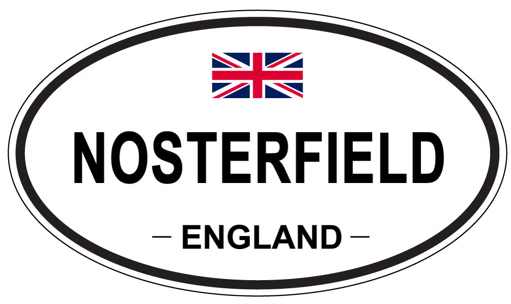 NOSTERFIELD, England - Oval Magnet