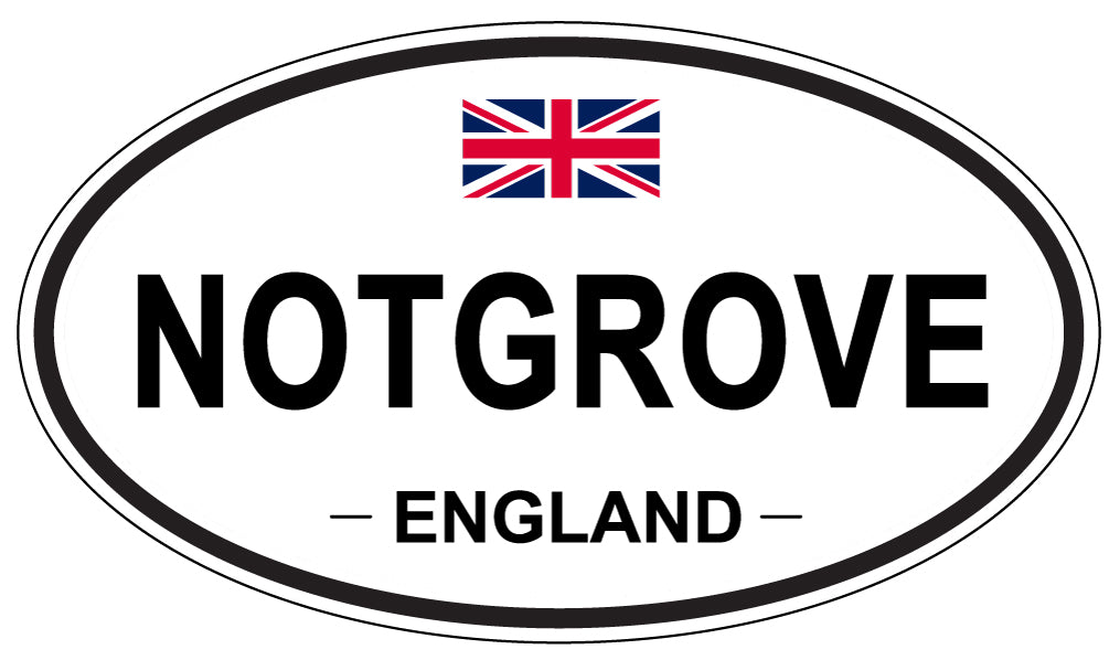 NOTGROVE, England - Oval Magnet