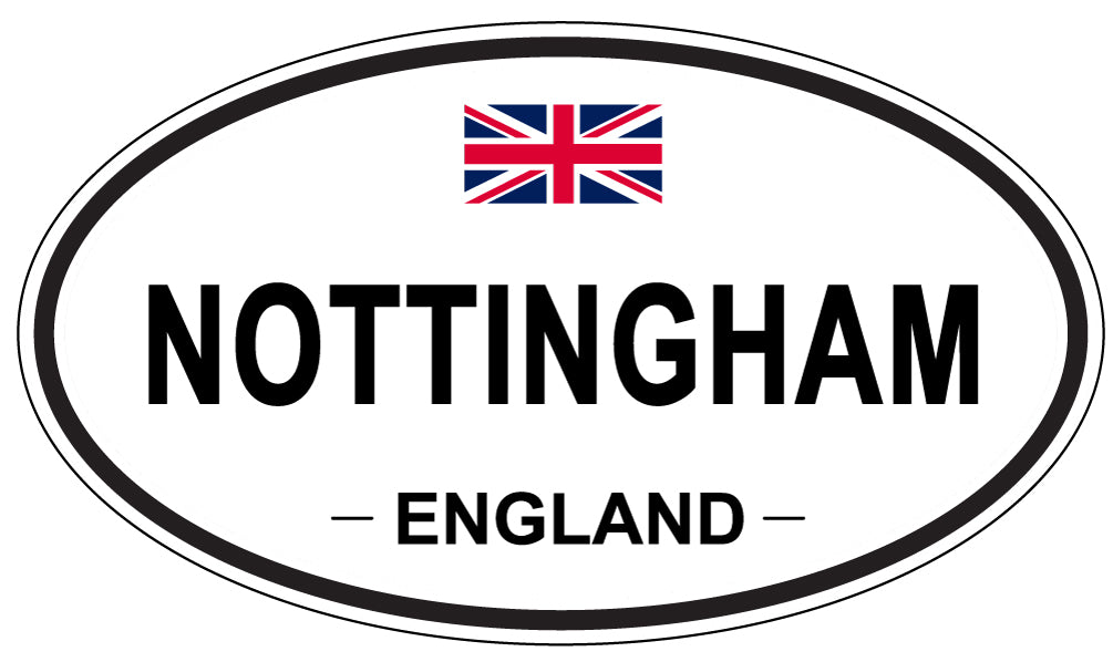NOTTINGHAM, England - Oval Magnet
